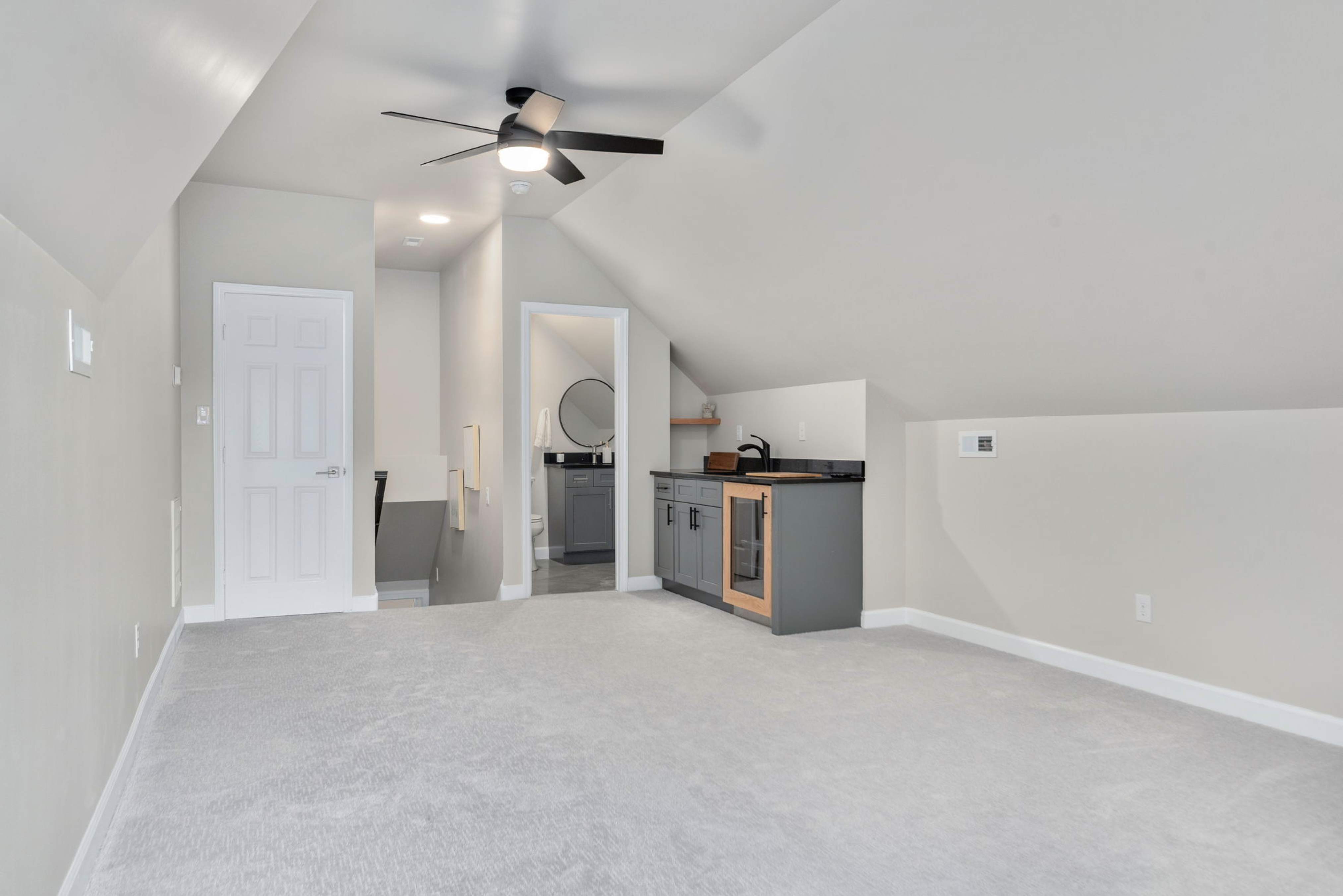 Attic Bonus Room after renovation in Apex, NC