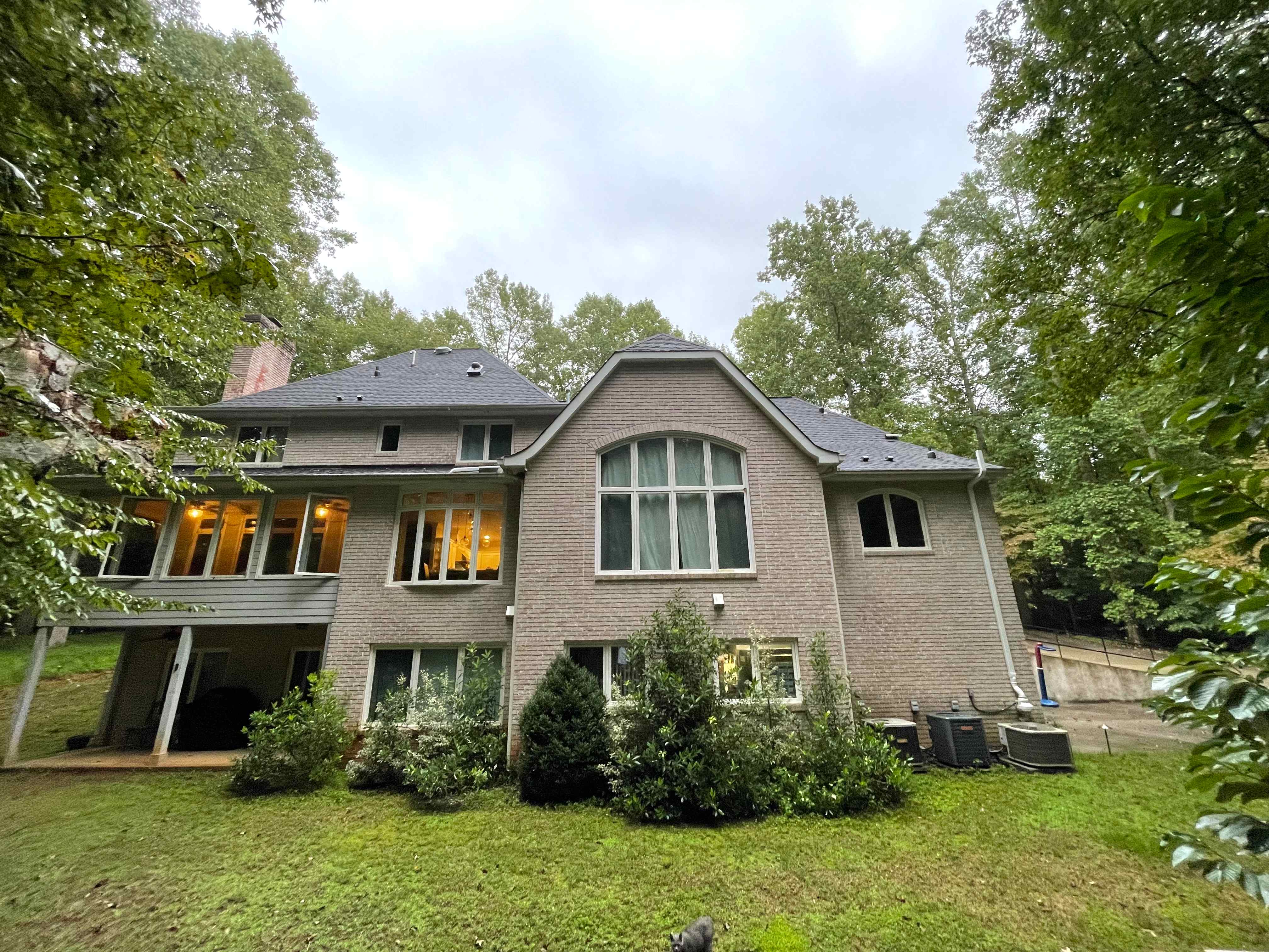 Rear Exterior & Outdoor Living before renovation in Raleigh, NC